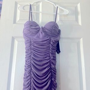 Fashion Nova purple midi dress size large